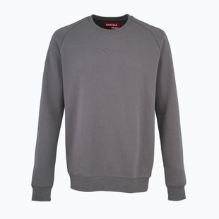 Мъжки суитшърт CCM Core Fleece Crew dark grey heather