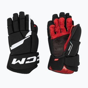 CCM Next SR хокейни ръкавици черно/бяло