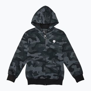 Детски суитшърт Fox Racing Fox Head Camo Full Zip Jr black camo