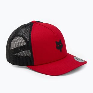Fox Racing Fox Head Trucker пламък червена бейзболна шапка