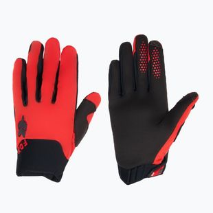 Мъжки ръкавици за колоездене Fox Racing Defend Wind Offroad fluorescent red