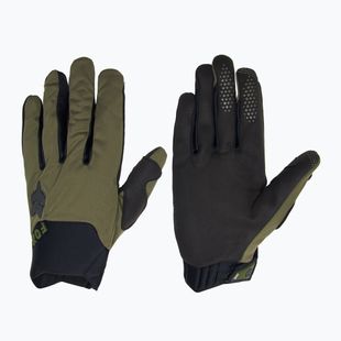 Мъжки ръкавици за колоездене Fox Racing Defend Wind Offroad olive green