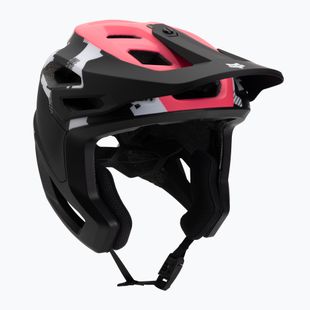Fox Racing Dropframe Pro Digi Image черна/бяла велосипедна каска