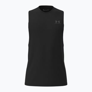 Мъжка тренировъчна тениска Under Armour Left Chest Cut Off Tank black/black