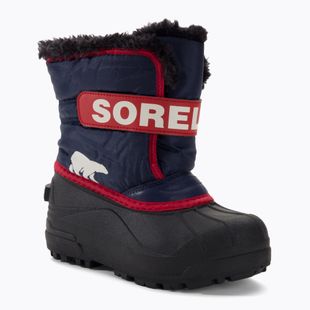 Детски ботуши за трекинг Sorel Snow Commander nocturnal/sail red