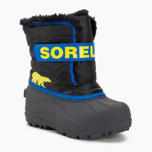 Sorel Snow Commander юношески ботуши за сняг черни/супер сини