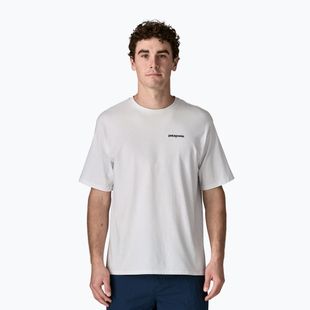 Мъжка тениска за трекинг Patagonia P-6 Logo Responsibili-Tee white