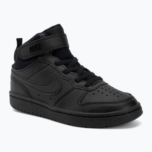 Детски обувки Nike Court Borough Mid 2 black/black/black