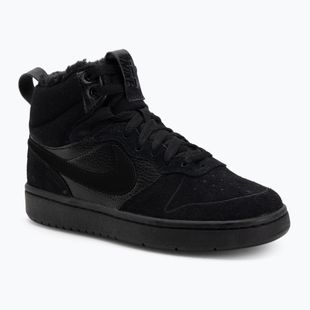 Детски обувки Nike Court Borough Mid 2 black/black/black
