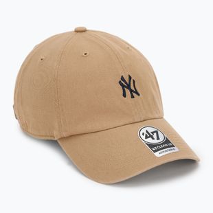 47 Марка MLB New York Yankees Базова шапка CLEAN UP каки