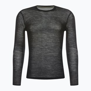 Мъжка термоактивна блуза Smartwool Intraknit Merino 200 Crew black/white