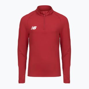 Детски футболен суитшърт New Balance Training 1/4 Zip Плетено бордо NBEJT9035