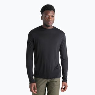 Дамска блуза с дълъг ръкав за трекинг icebreaker мъжки trekking Longsleeve Merino 125 Cool-Lite Sphere III LS Tee black