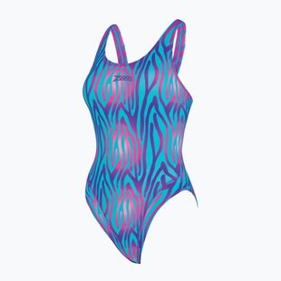 Дамски бански костюм от една част Zoggs Swim Crazy Masterback swim crazy print