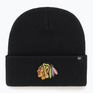 Зимна шапка 47 Brand NHL Chicago Blackhawks Haymaker black