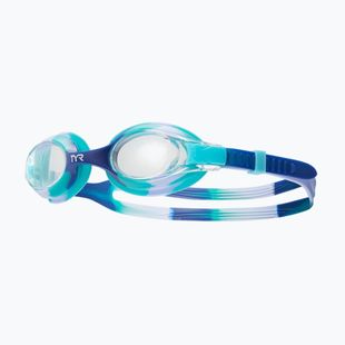 Детски очила за плуване TYR Swimple Tie Dye Non-Mirrored clear/purple/teal