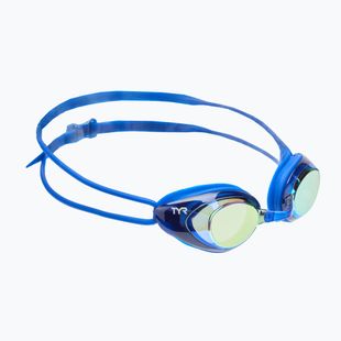 Очила за плуване TYR Blackhawk Racing Mirrored gold/ royal