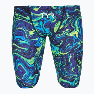 Мъжки шорти за плуване тип клин TYR Thresher Jammer Hyperblitz blue/green