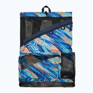 Торба за плуване TYR Elite Team Mesh 40 l teal/orange