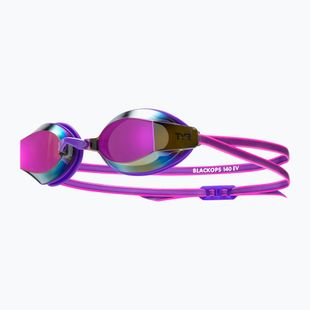Дамски очила за плуване TYR Blackops 140 Ev Racing Mirrored purple/pink