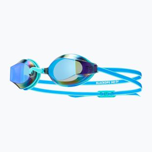 Детски очила за плуване TYR Blackops 140 Ev Racing Mirrored blue/turquoise