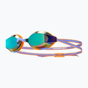 Детски очила за плуване TYR Blackops 140 Ev Racing Mirrored purple/orange