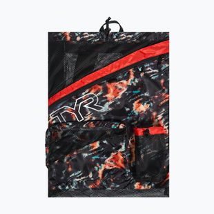 Торба за плуване TYR Elite Team Mesh 40 l orange / aqua / black
