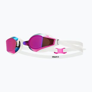 Очила за плуване TYR Stealth-X Performance Mirrored pink/white