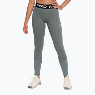 Детски клин Nike Pro Dri-FIT carbon heather/white