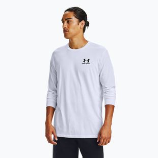 Мъжки спортен екип Under Armour Sportstyle Left Chest Longsleeve white/black