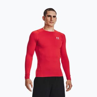 Мъжка риза с дълъг ръкав Under Armour Ua Hg Armour Comp LS червена 1361524-600