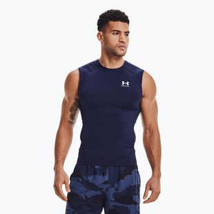 Мъжки резервоар за тренировки Under Armour Heat Gear Armour Comp Midnight navy/white