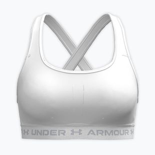Спортен сутиен  Under Armour Crossback Mid white/white/halo gray