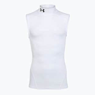 Мъжка тренировъчна тениска Under Armour HG Armour Comp Mock SL castlerock/white