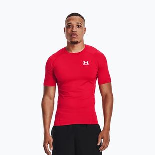 Мъжка тренировъчна тениска Under Armour Ua Hg Armour Comp SS червена 1361518-600