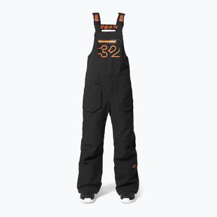 Детски панталони за сноуборд ThirtyTwo Youth Basement Bib black/orange