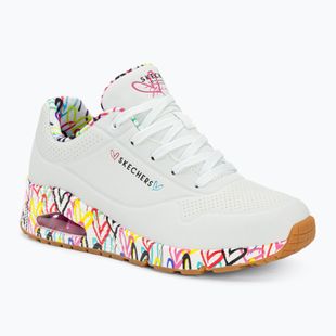 SKECHERS дамски обувки Uno Loving Love white/multi