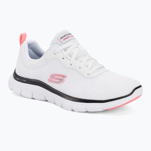 Дамски обувки за тренировка SKECHERS Flex Appeal 4.0 Brilliant View white/pink