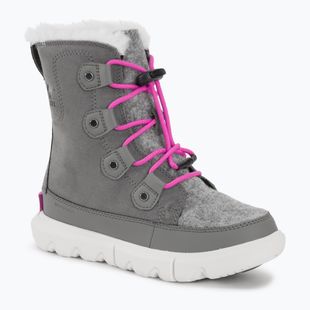 Sorel Sorel Explorer Lace каменоломна/ярка лавандула юношески ботуши за сняг