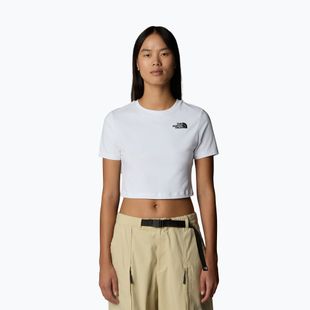 Дамска тениска The North Face Essential Cropped Slim Tee tnf white