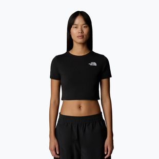 Дамска тениска The North Face Essential Cropped Slim Tee tnf black