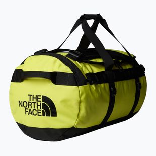 Пътна чанта The North Face Base Camp Duffel M 71 l sulphur spring green/tnf black