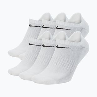 Чорапи Nike Everyday Cushioned No-Show 6 чифта white/black