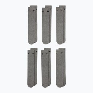 Мъжки чорапи Nike Everyday Cushioned 6 чифта carbon heather/black