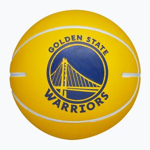 Супер мини Wilson NBA Dribbler топка Golden State Warriors жълт