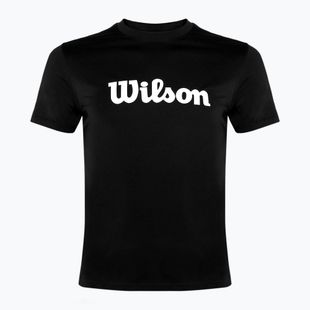 Мъжка тенис фланелка Wilson Team Graphic black script