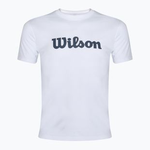 Мъжка тенис фланелка Wilson Team Graphic bright white script
