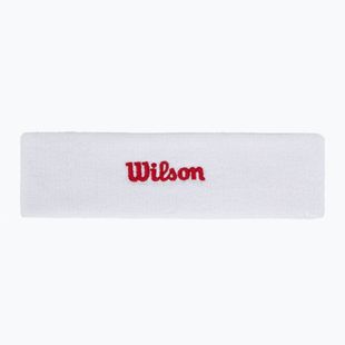 Лента за глава Wilson Headband bright white / infrared