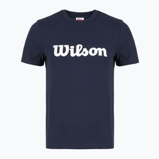 Дамска тенис фланелка Wilson Team Graphic Script W classic navy script