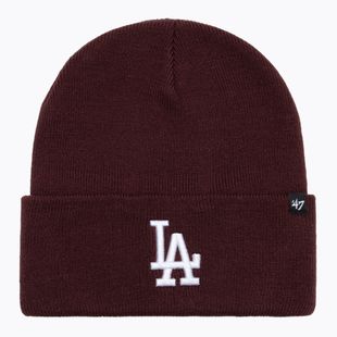 Зимна шапка 47 Brand MLB Los Angeles Dodgers Haymaker dark maroon